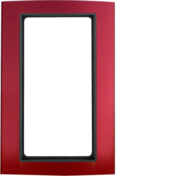 13093012 Afdekraam 1,5-v vert. berker B.3, aluminium rood/antraciet mat