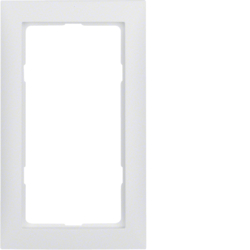 13099909 Plaque de recouvrement avec grande découpe,  S.1, blanc polaire mat