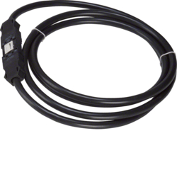 GKWAD03025 Câble ruban Winsta,  3x2.5², 2.5m,  PVC,  Eca,  noir