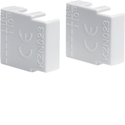 KZN023 Eindkap voor 2- en 3-p doorverbindingsrail (KDN-serie; 10 en 16 mm²)