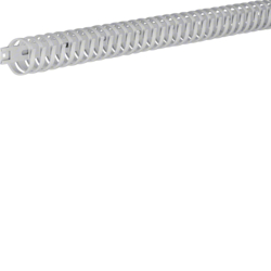M5692 Goulotte de câblage flexible Polyamide sans halogene 30mm L=0,5m gris clair