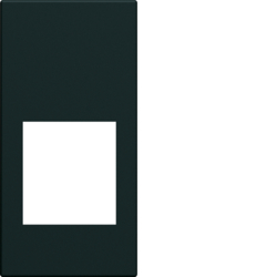 WXD201N Gallery centraalplaat data/multimedia,  22,5 mm,  zwart