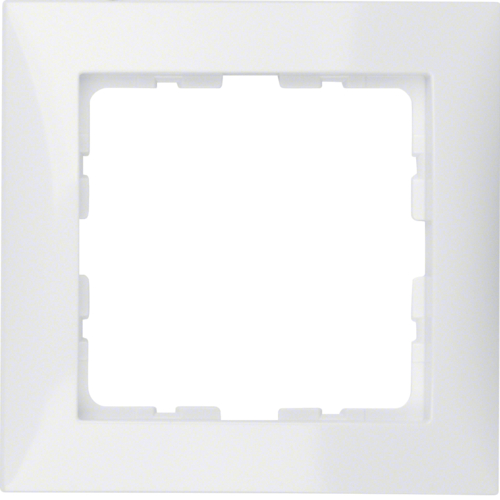 10118989 Plaque de recouvrement 1 poste,  S.1, blanc polaire brillant
