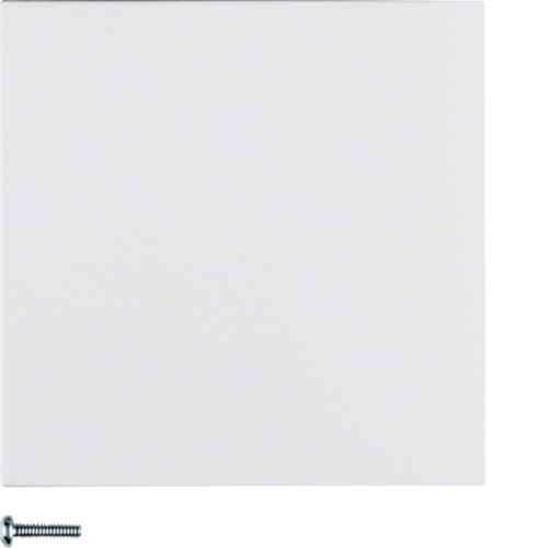 85141188 Bouton-poussoir simple,  S.1/B.3/B.7, blanc polaire mat