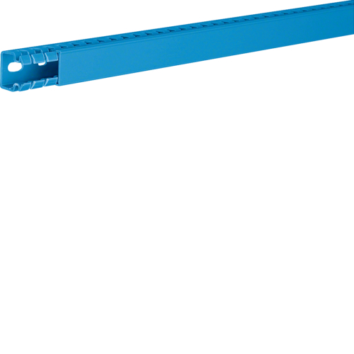 BA725025BL Goulotte de câblage en PVC BA7 25x25mm bleu