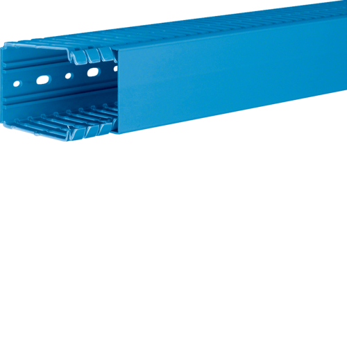 BA780060BL BA7, bedradingskanaal + deksel 80x60 mm,  blauw