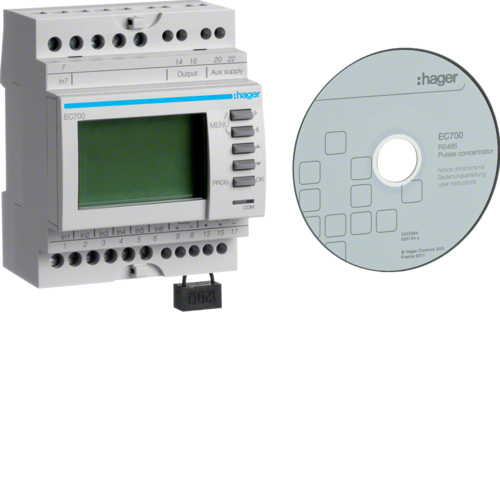 EC700 Concentrateur d impulsions RS485 Jbus-Modbus