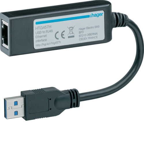HTG457H USB-ethernet interface voor agardio.manager