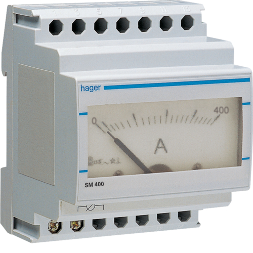 SM400 Ampéremètre analogique 0-400A branchement sur TI