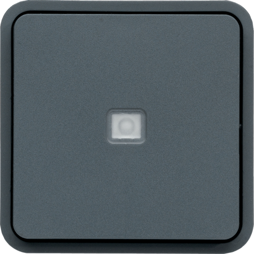 WNA003 cubyko 2-way with control light composable grey IP55