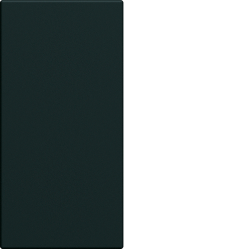 WXF688N Gallery blindplaat,  22,5 mm,  zwart