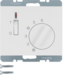 20307109 Thermostat,  contact normalement fermé, avec enjoliveur,  K.1, blanc polaire bril.