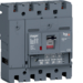 HMT101JR Vermogensautomaat h3+, P250 LSI 4P4D N0-50-100% 100 A 50 kA,  boutaansluiting